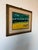 Striking 1966 mixed-media oil on canvas painting signed Goldberg at the lower right. The composition features an...