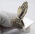 Italian 1970s Vintage Italian Handmade Genuine Silver Figural Hand Desk Memo Clip From Florence For Sale - Image 3 of 14
