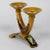 Hand-Decorated Curved Candleholder, 1960s For Sale - Image 3 of 5