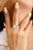 This is part of Chairish’s Fine Jewelry assortment. Statement Three-Stone Moonstone Ring in 18K Gold featuring natural...