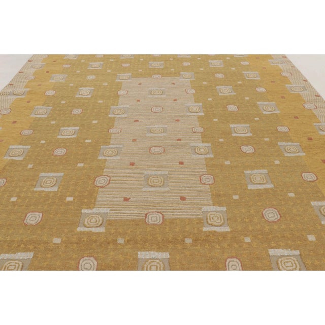 Textile Rug & Kilim's Oversized Scandinavian Style Rug With Textural Pattern For Sale - Image 7 of 11