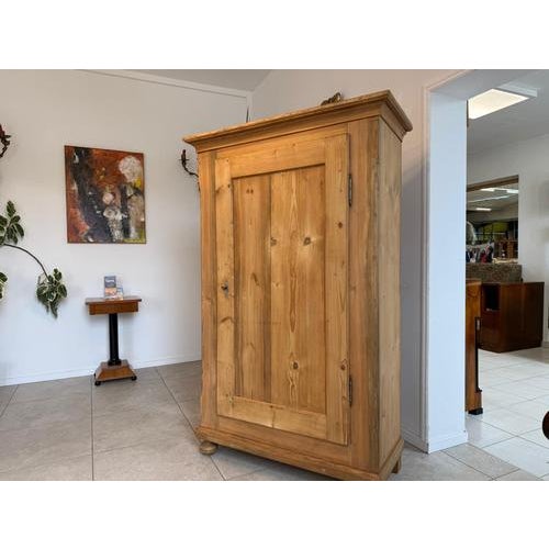 Farmhouse Biedermeier Cabinet in Softwood For Sale - Image 14 of 14