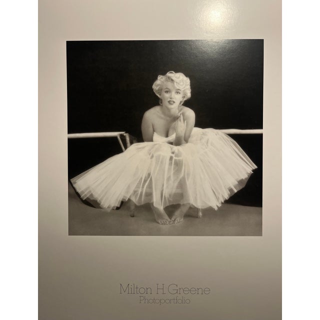 RARE 1986 Milton H. Greene: Photoportfolio Marilyn Monroe Ballerina Poster Printed in Switzerland Dimensions: 24"H x 20"W...