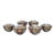 Japanese Imari Porcelain Covered Rice or Soup Bowl With Lid Set of 6 For Sale