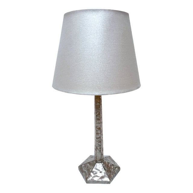 Large Vintage Art Deco French Table Lamp, 1920s For Sale