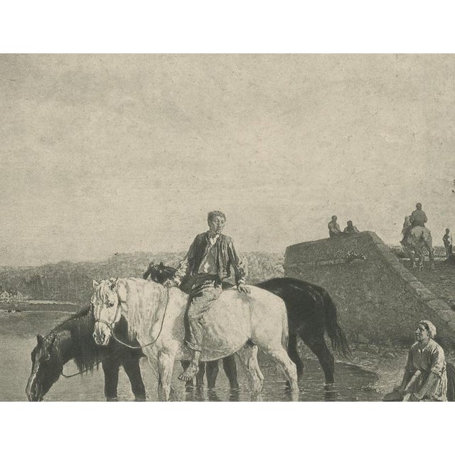 After Jules Veyrassat, The Watering Place, 1880, Photogravure For Sale - Image 6 of 9