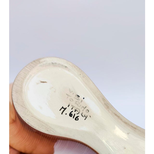 Mid-Century Italian Vibi Torino Ceramic Vase from Imitator of Lenci, 1950s For Sale - Image 9 of 10