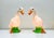 Two lamps Heico Germany "Duck" from the 1970s. Very nice and decorative on patio, garden- or children's room. Both in good...