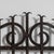 Charcoal 19th Century France Charcoal Wrought Iron Gate For Sale - Image 8 of 15