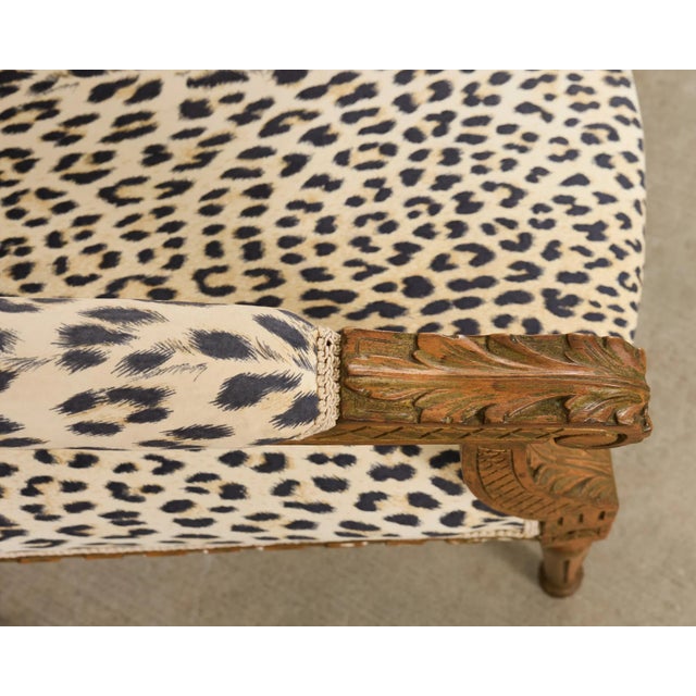 Pair of French Louis XVI Style Carved Beech Armchairs For Sale - Image 12 of 18