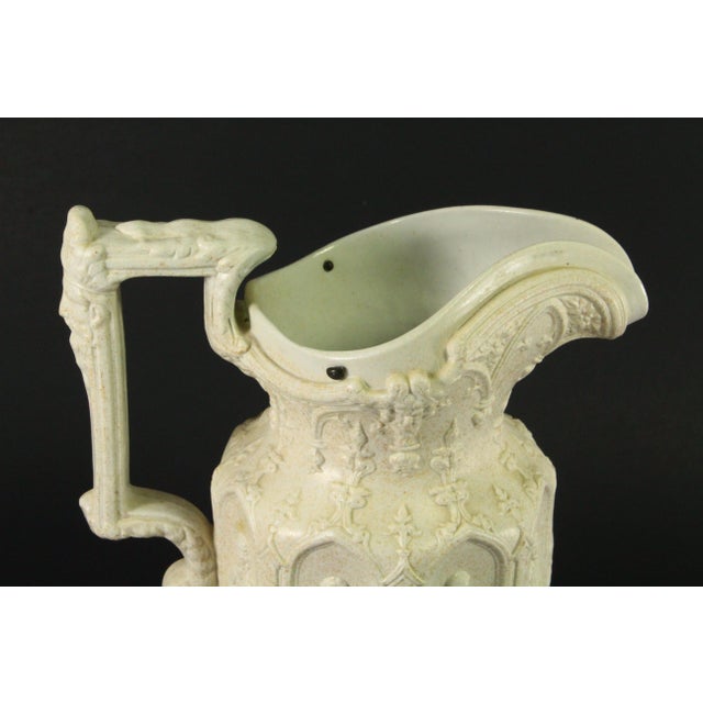 C. 1842 Charles Meigh Staffordshire Apostle Jug With 8 Saints & Kings, Neo Gothic For Sale - Image 11 of 18
