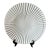 VBC Casa Italy XL 16" White Ceramic Sunburst Round Serving Platter For Sale