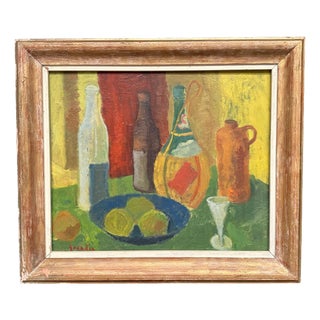 Svän Grandin, Nature Morte, 1960s, Oil on Panel, Framed For Sale