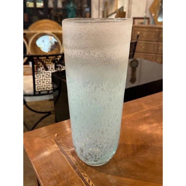 Traditional Vintage Italian Murano Vase For Sale - Image 3 of 4