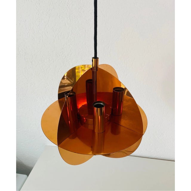 Copper Pendant Lamp from Cosack, 1970s For Sale - Image 4 of 12