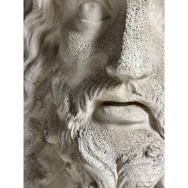 Vintage Cast Stone Asclepius For Sale - Image 16 of 18