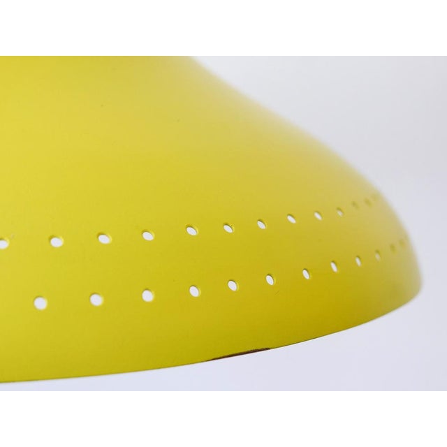 Mid-Century Modern Perforated Aluminium Pendant Lamp, 1960s For Sale - Image 14 of 18