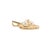 Retired Mikimoto 18k Yellow Gold Pearl Pendant Heart Motif Drop Pendant For Sale - Image 4 of 8