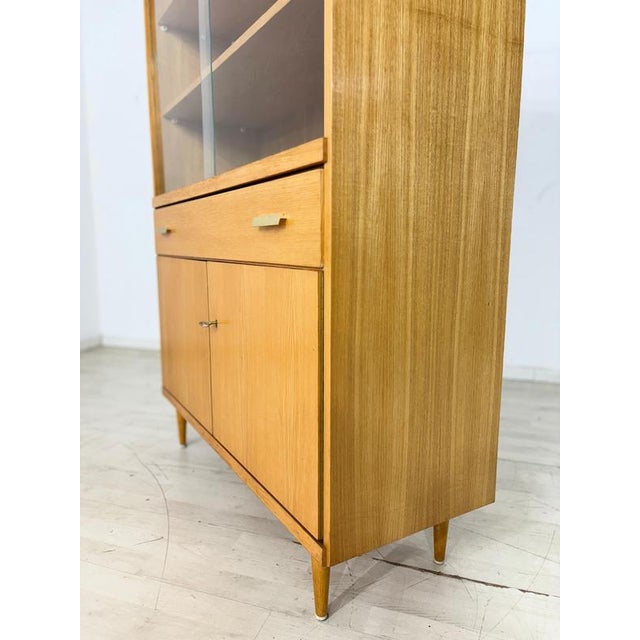 Mid-Century Modern Bookcase in Elm, 1960s For Sale - Image 9 of 12