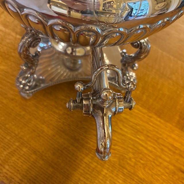 Platinum 19th Century Regency Old Sheffield Plate Tea Urn Samovar For Sale - Image 8 of 9