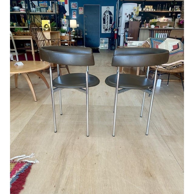 Jan Lunde Knutsen Pair of "Rondo" Armchairs Designed by Jan Lunde Knudsen for Karl Sørlie & Sønner For Sale - Image 4 of 16