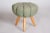 Mid-Century Modern Mid-Century Green Beech Stool, 1950s For Sale - Image 3 of 10