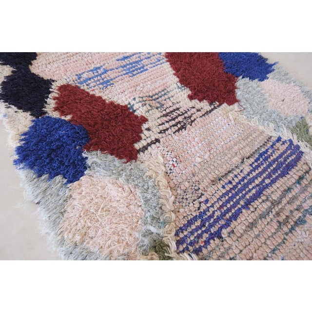 Textile 1990's Moroccan Abstract Azilal Runner Rug - 8.9 X 2.3 Ft For Sale - Image 7 of 7