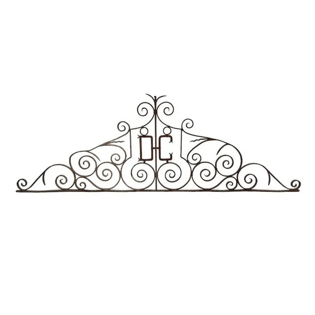 Large Castle Sign in Wrought Iron, France, 1900s For Sale - Image 12 of 12