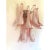 Pink Murano Glass Selle Wall Sconces in the style of Mazzega, Set of 2 For Sale - Image 7 of 13