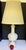 Neoclassical Antique Italian Carved Alabaster Table Lamp With Rose Relief Decoration & Pleated Silk Shade For Sale - Image 3 of 12