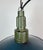 Mid-Century Modern Industrial Blue Enamel Military Pendant Lamp with Cast Aluminium Top, 1960s For Sale - Image 3 of 18