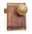 Antique rim lock door lock set with plain round door knobs. The lock is made by Norwalk. Good condition with appropriate...