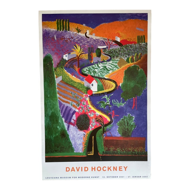 David Hockney, Nichols Canyon, 1980, Mr.og Mrs. Richard C. Hedreen, Seattle Washington, Copyright David Hockney. For Sale