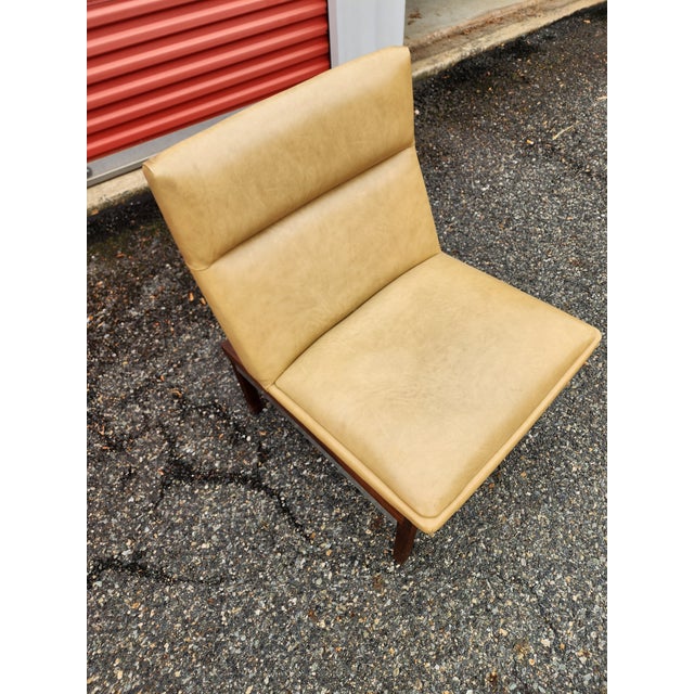 Arthur Umanoff 1950s Attributed to Arthur Umanoff Walnut Modular Chair for Madison Furniture For Sale - Image 4 of 5