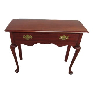 Henkel Harris Solid Cherry Credenza or Hall Table For Sale