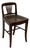 Edwardian Mahogany Fan Back Cane Seat Side Chair, Antique For Sale