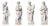 Italian Artist, Four Seasons Statues, Marble, Set of 4 For Sale