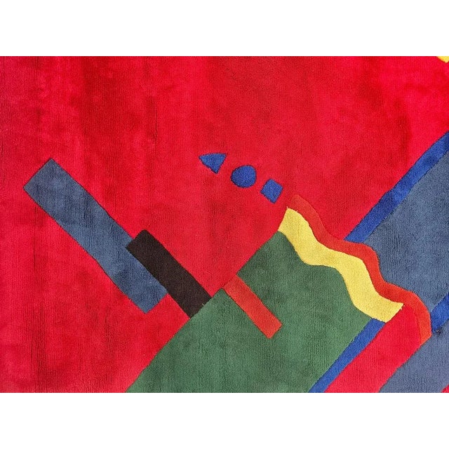 In this listing you will find a breathtaking XXL hand-tufted postmodern. It is designed in style of Memphis Milano,...