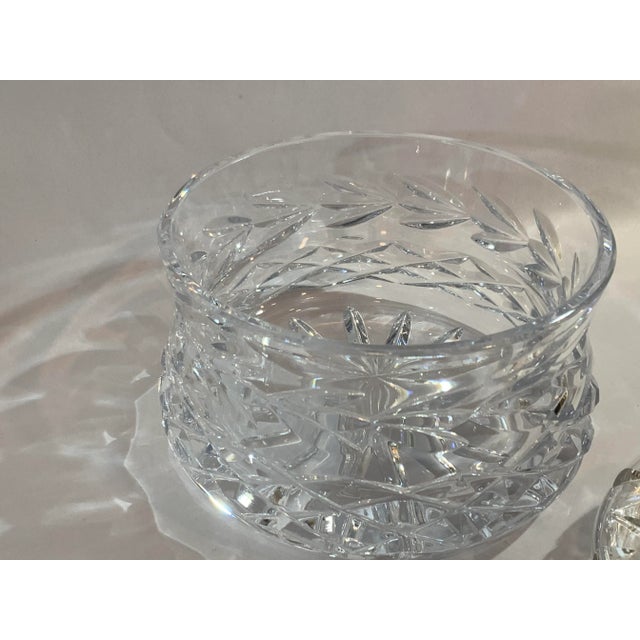 Glass Late 20th Century Waterford Lidded Dish/Bowl For Sale - Image 7 of 10