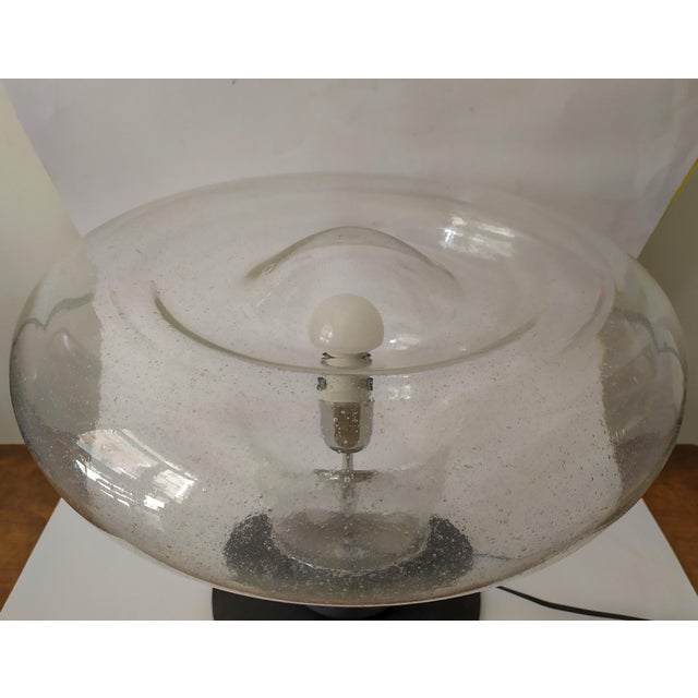 Large Space Age Mushroom Light in Glass from Mazzega, 1970s For Sale - Image 13 of 18