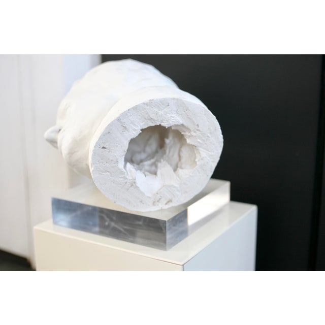 Head Sculpture, 1970s, Plaster For Sale - Image 16 of 18