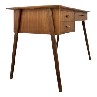 Small Freestanding Writing Desk in Teak, Denmark, 1960s For Sale