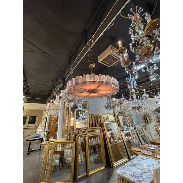 Early 21st Century Modern Murano Disc Chandelier For Sale - Image 5 of 8