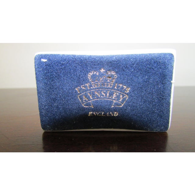 Vintage 1980s Aynsley Cottage Garden Miniature Clock For Sale - Image 9 of 9