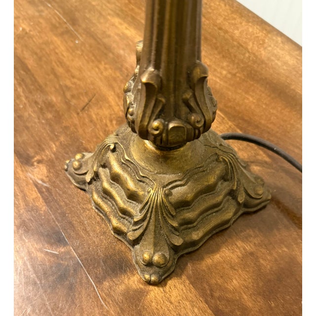 Mid 20th Century Art Nouveau Table Lamp For Sale - Image 9 of 12
