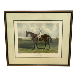 C. Hunt for John F. Herring “Bloomsbury” Equestrian Engraving, Framed