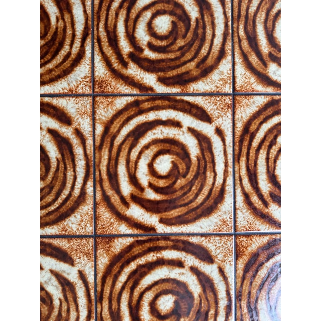 Wood Vintage Teak and Tile Coffee Table For Sale - Image 7 of 9