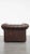English Chesterfield Armchair in Dark Brown Cowhide with Decorative Studs For Sale - Image 4 of 16
