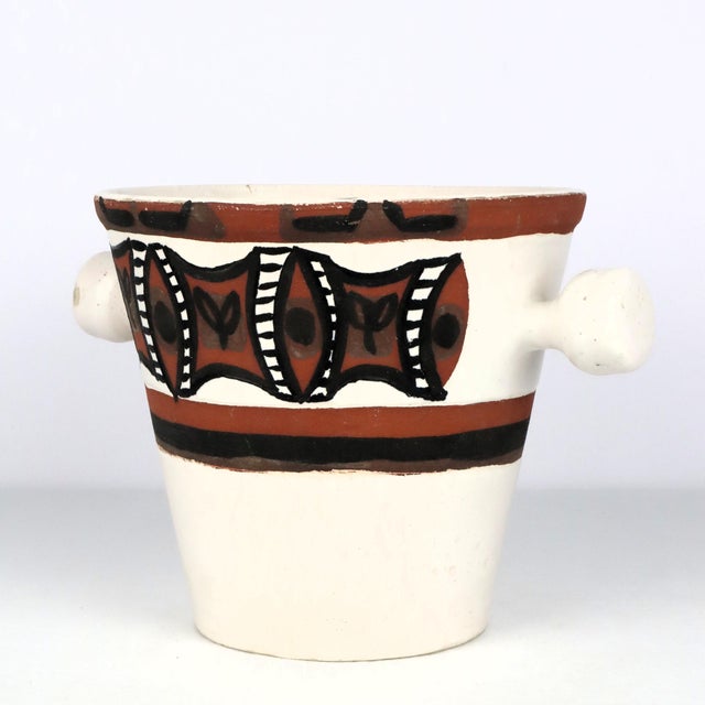 Ceramic Ceramic Les Argonautes Vase by Isabelle Ferlay and Frédérique Bourguet for Vallauris, 1950 For Sale - Image 7 of 13