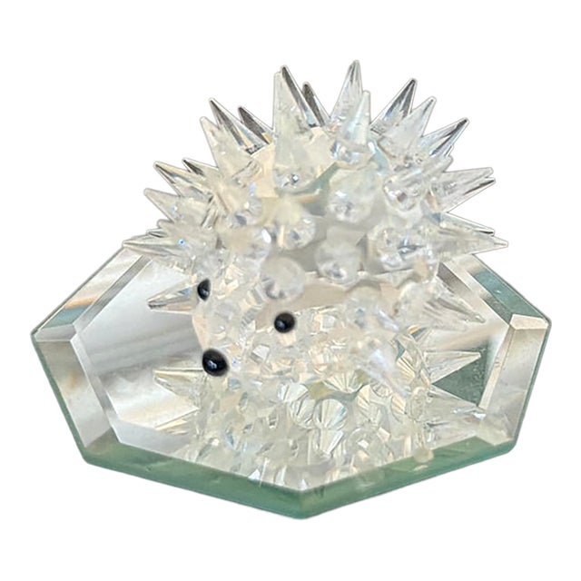 1980s Swarovski Crystal Hedgehog For Sale